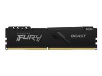 Kingston FURY Beast - DDR4 - module - 16 Go - DIMM 288 broches - 3733 MHz / PC4-29800 - CL19 - 1.35 V - mémoire sans tampon - non ECC - noir KF437C19BB1/16