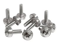 M5 x 12mm, Screws, 100 Pack, M5 Mounting Screws for Server Rack & Cabinet, TAA CABSCREWSM5